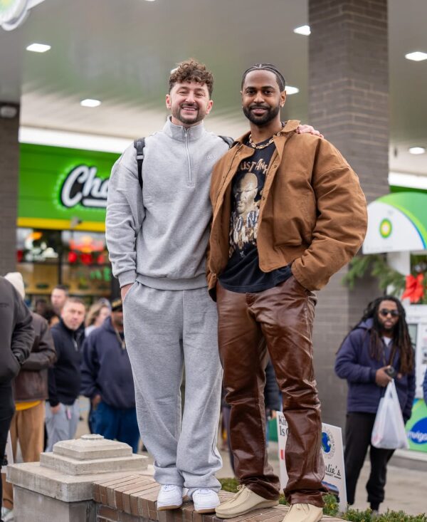 Big Sean and Zachery Dereniowski together in Detroit